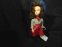 5 1/2'' CHOICE OF 2 1950S DALE EVANS COWGIRL DOLLS, HAT